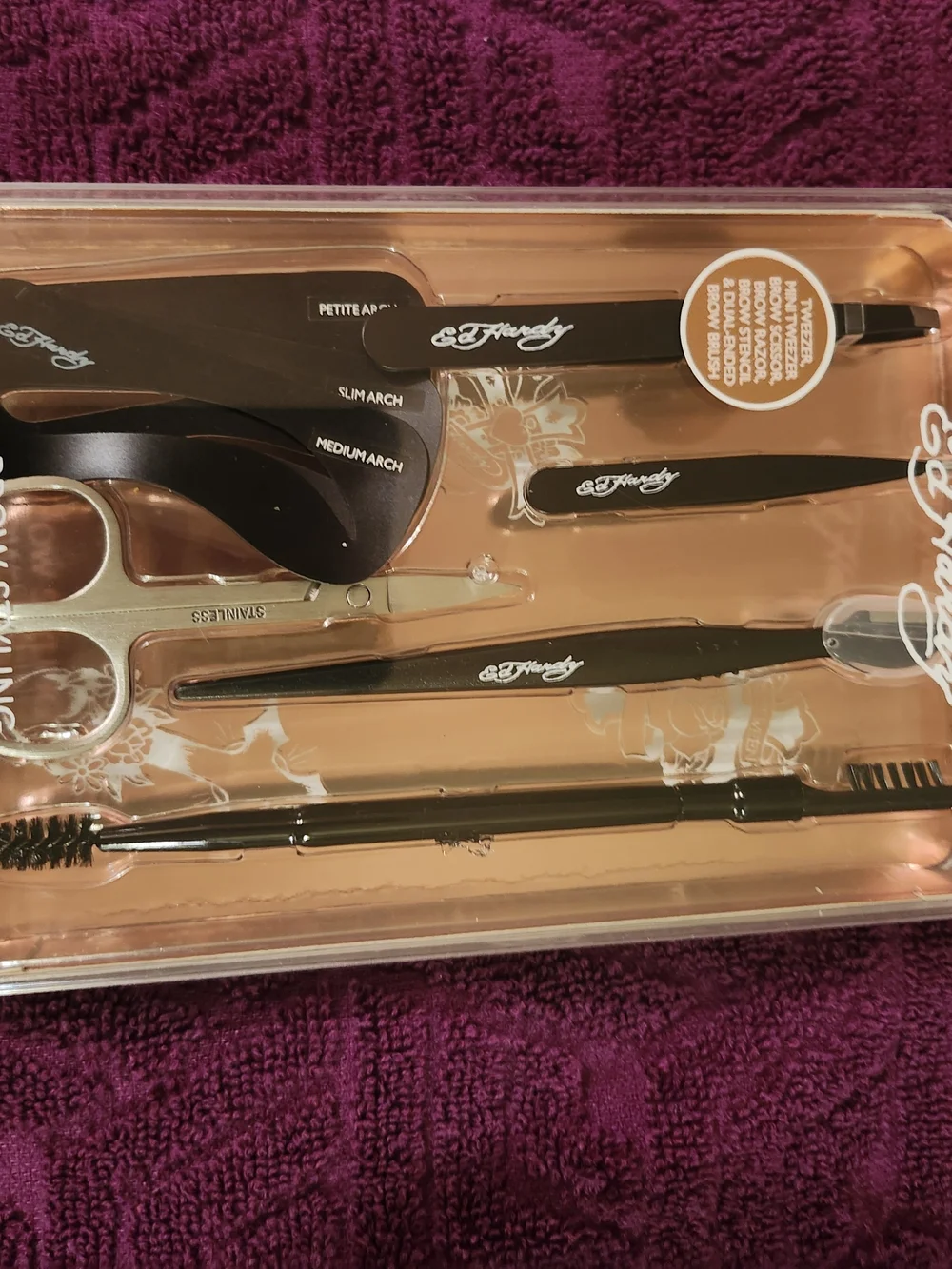 Ed Hardy Brow Styling Essentials - Black